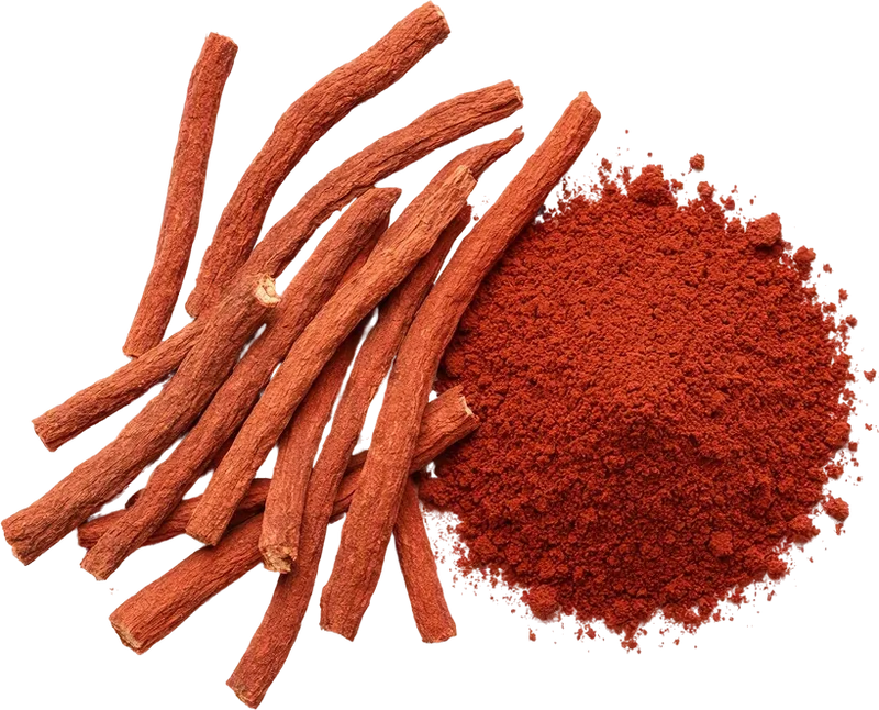 Manjistha root (Rubia cordifolia) - Ayurvedic botanical traditionally used for radiant, even-toned skin